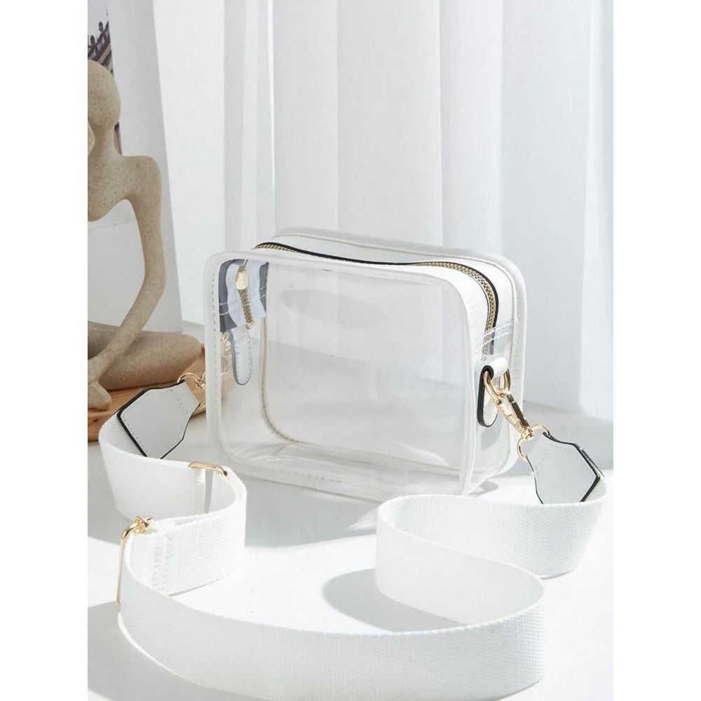 Women's Clear Handbag, Stadium Approved, Concert Clear Crossbody Bag